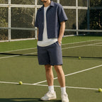 Half & Half Shorts Dark Blue
