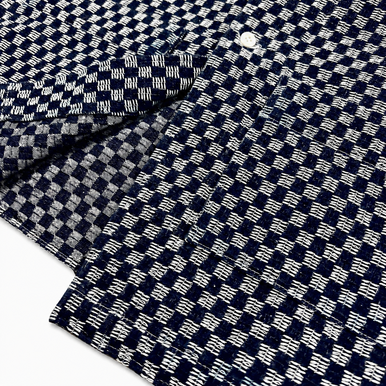 Half & Half Shirt Dark Blue