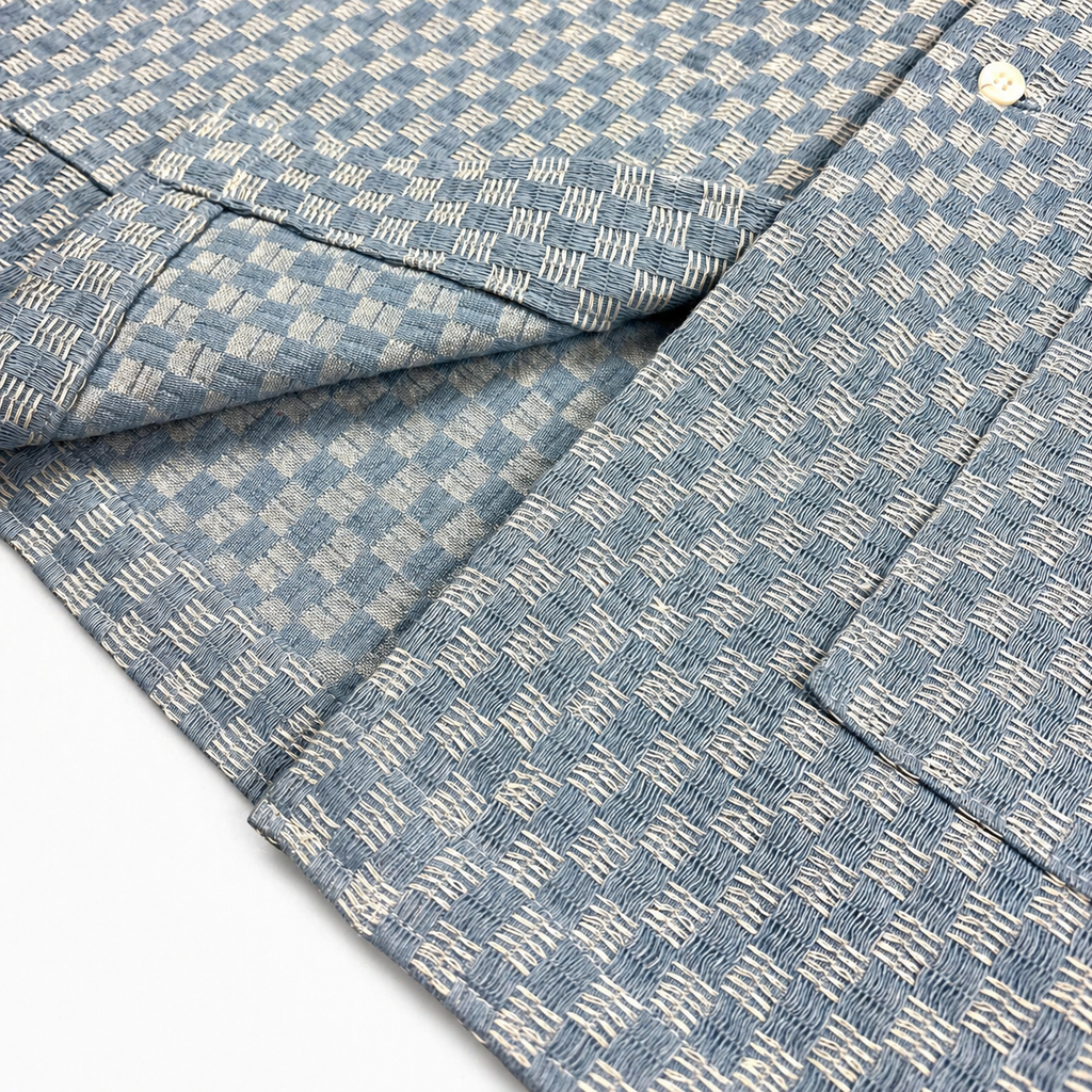 Half & Half Shirt Light Blue