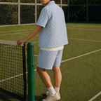 Half & Half Shirt Light Blue