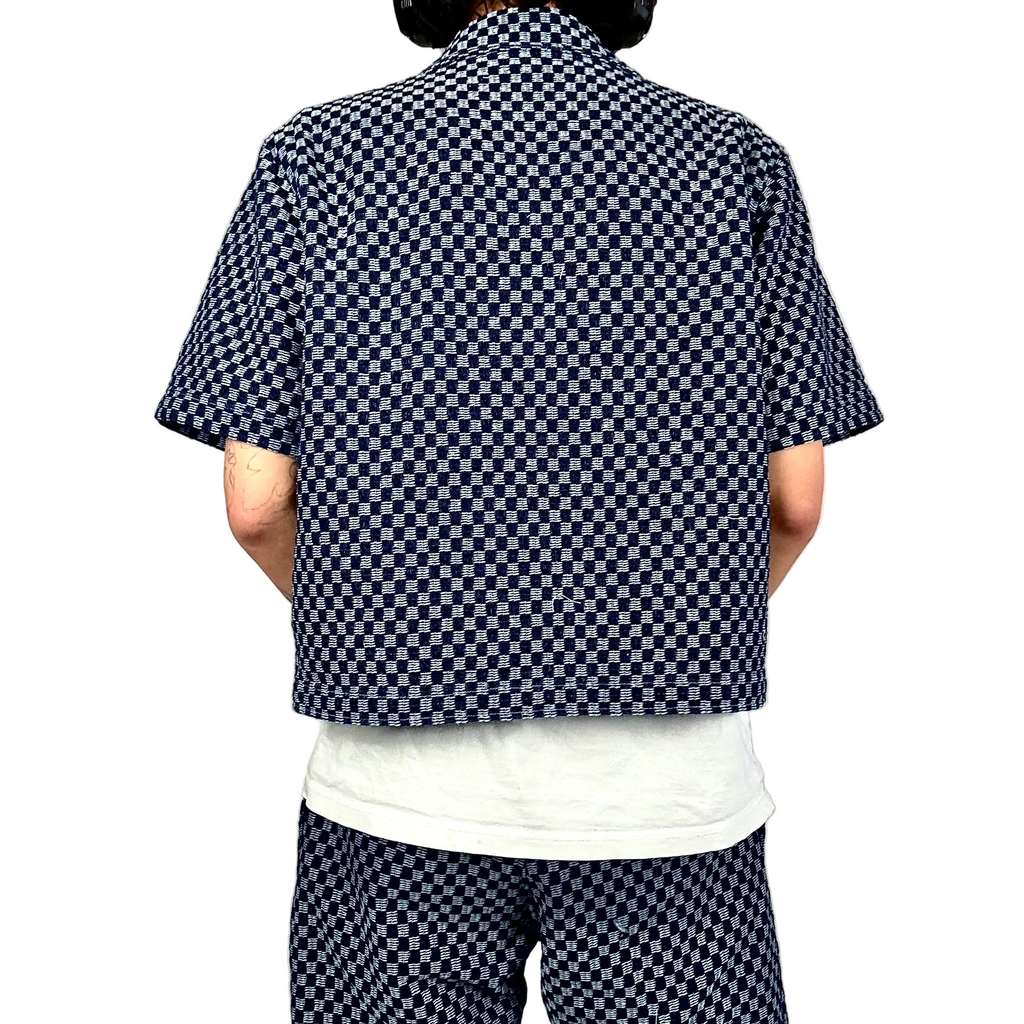 Half & Half Shirt Dark Blue
