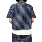 Half & Half Shirt Dark Blue