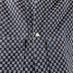 Half & Half Shirt Dark Blue