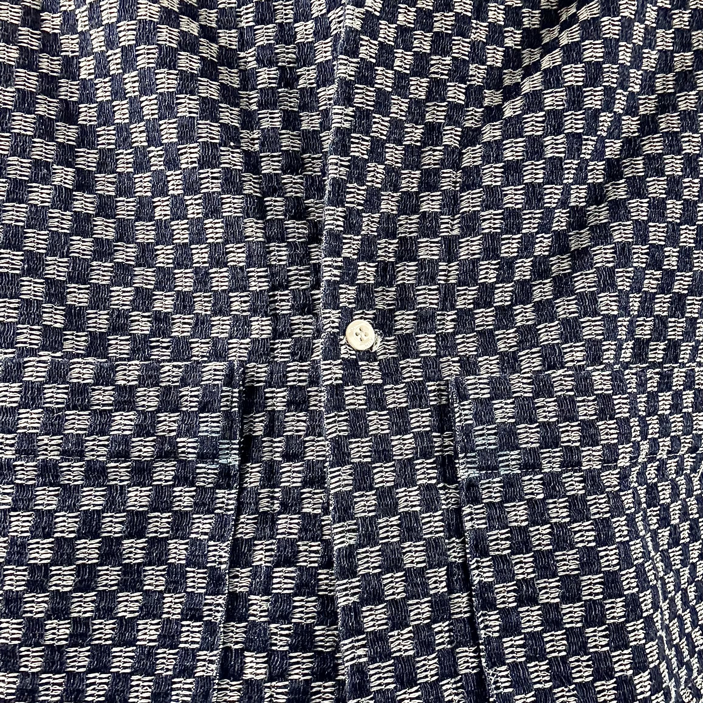 Half & Half Shirt Dark Blue