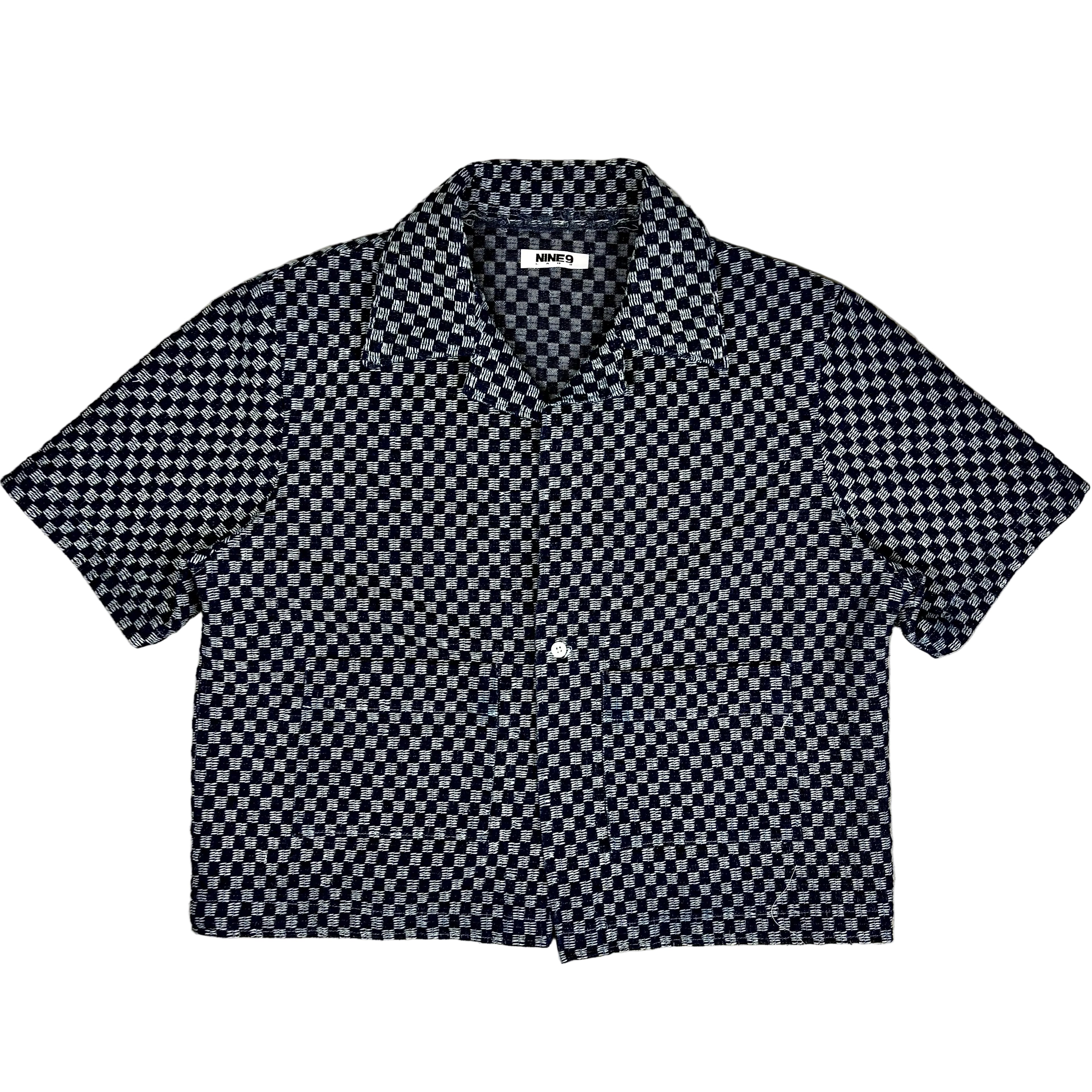 Half & Half Shirt Dark Blue