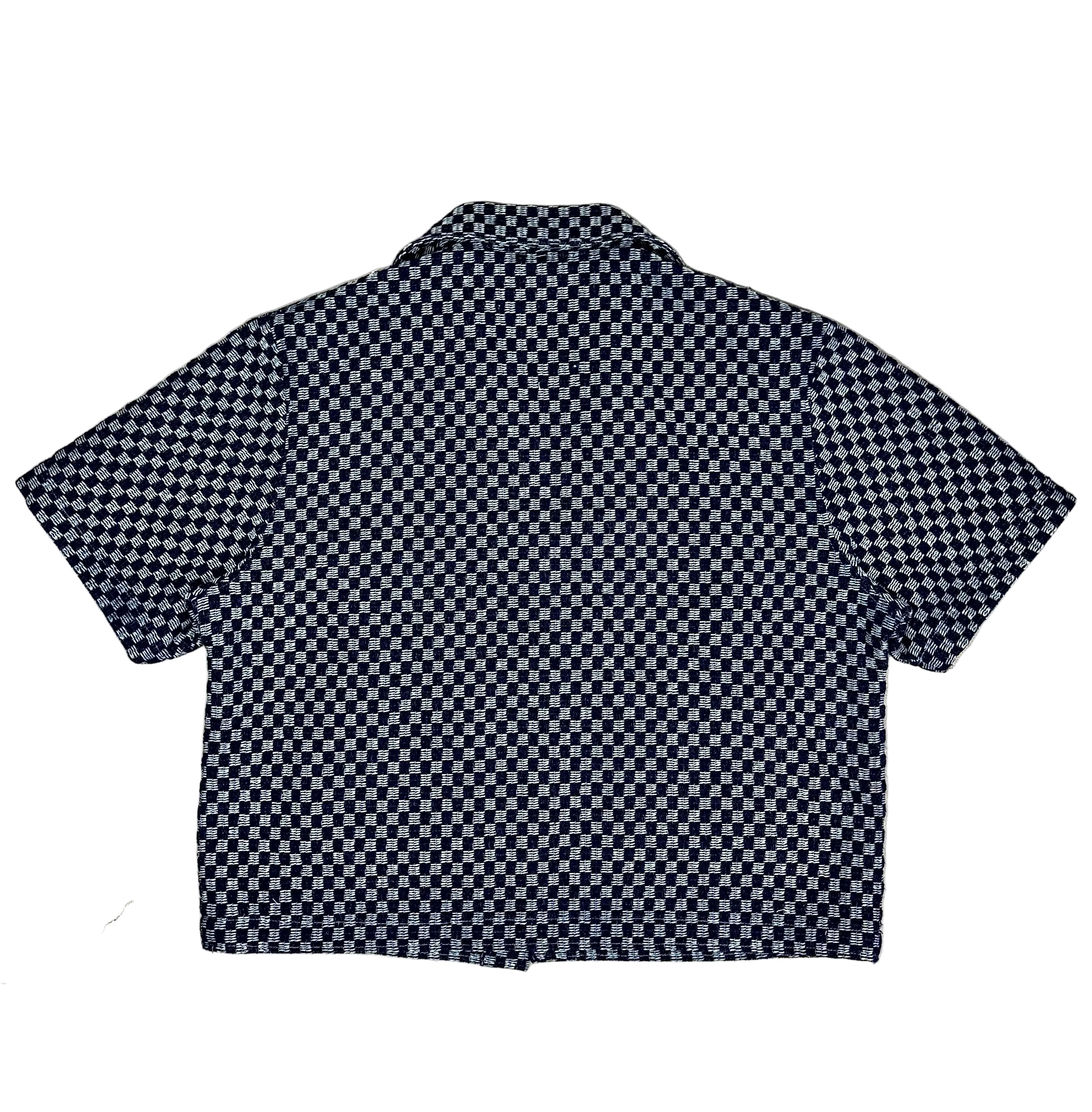 Half & Half Shirt Dark Blue