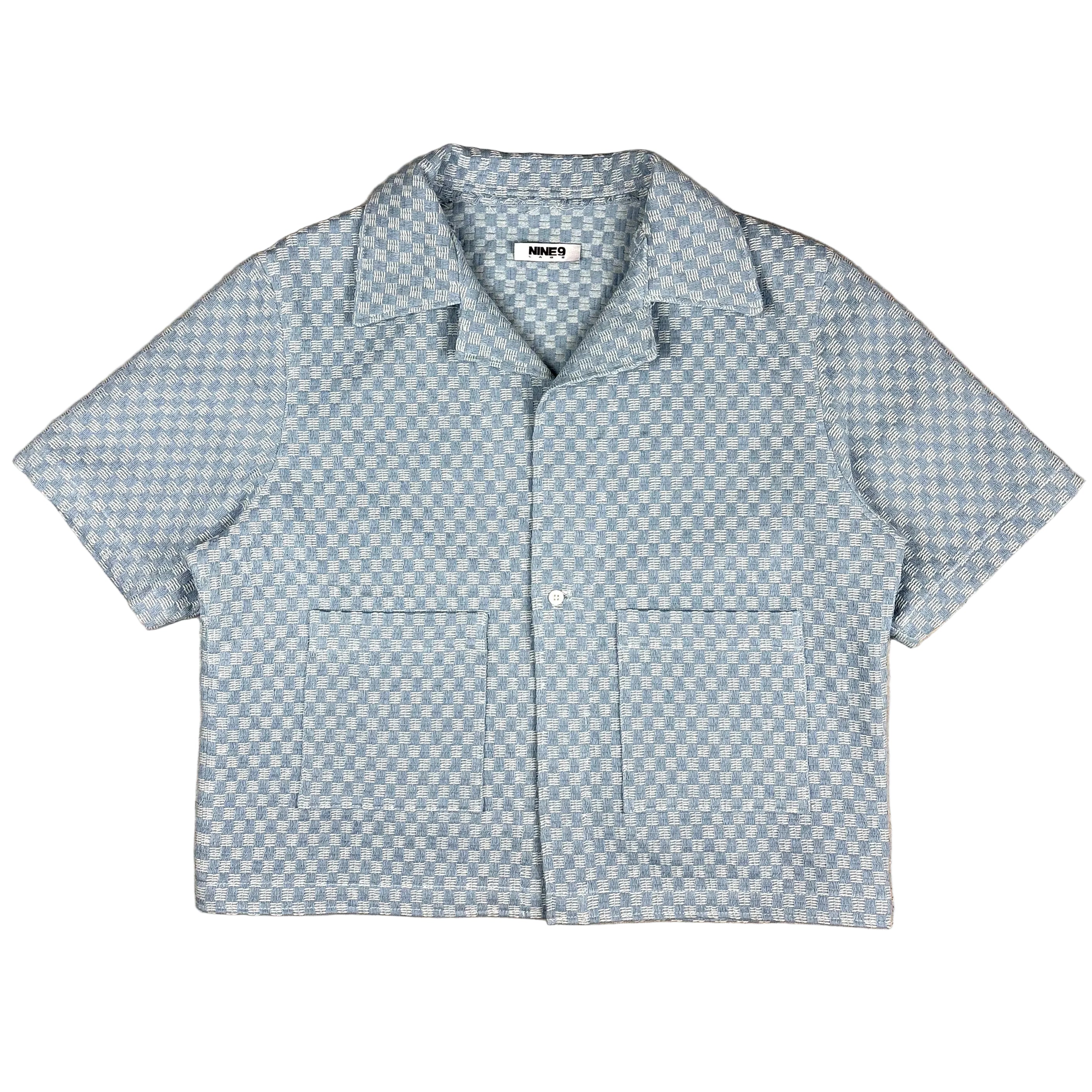 Half & Half Shirt Light Blue
