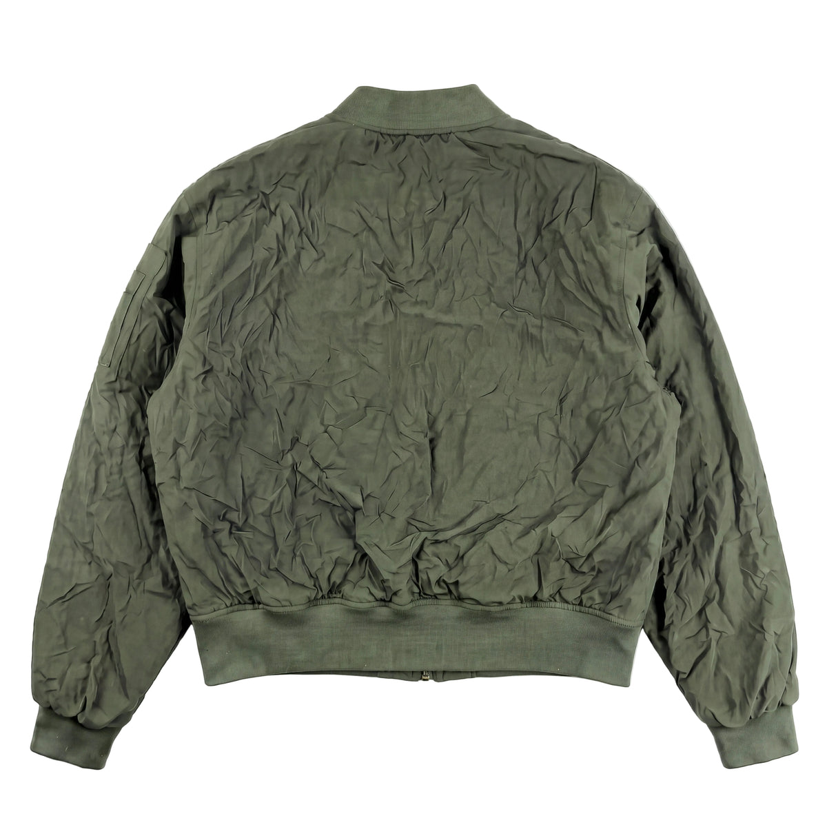 Crinkle Bomber Green