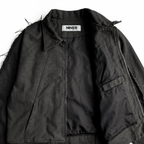 Distressed Denim Jacket Black