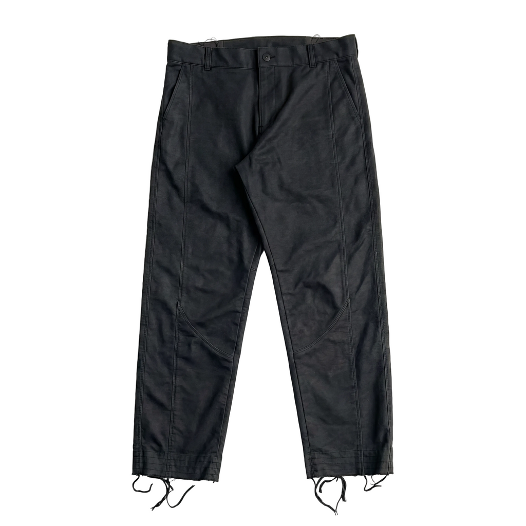 Distressed Denim Pants Black