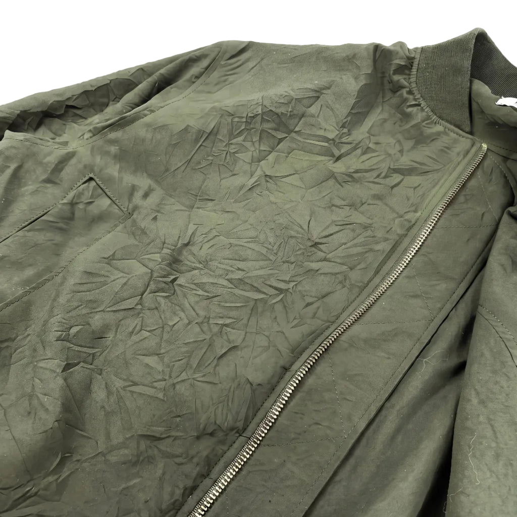 Crinkle Bomber Green