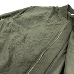 Crinkle Bomber Green