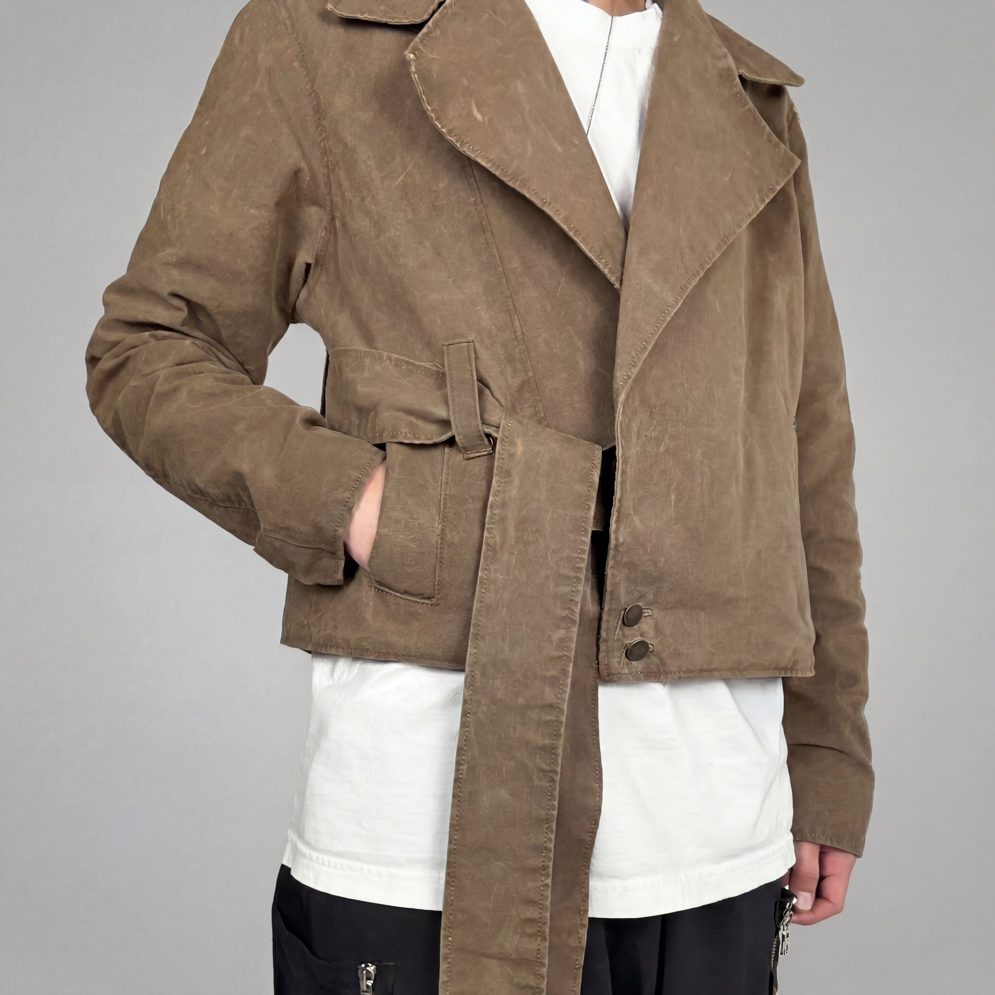 Obi Jacket Brown