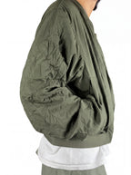 Crinkle Bomber Green